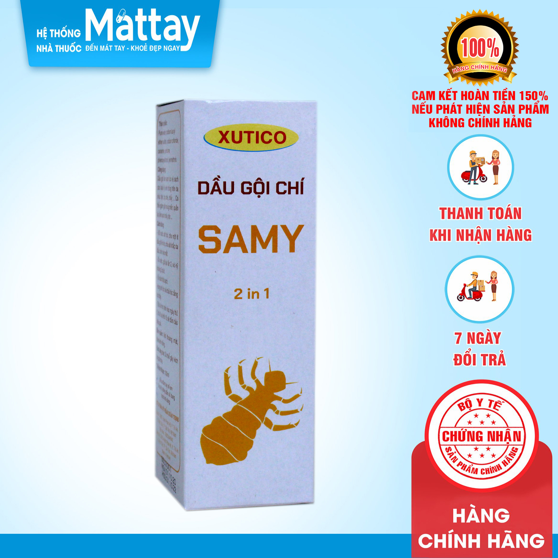 Dầu Gội Chí Samy - Hộp 100ml