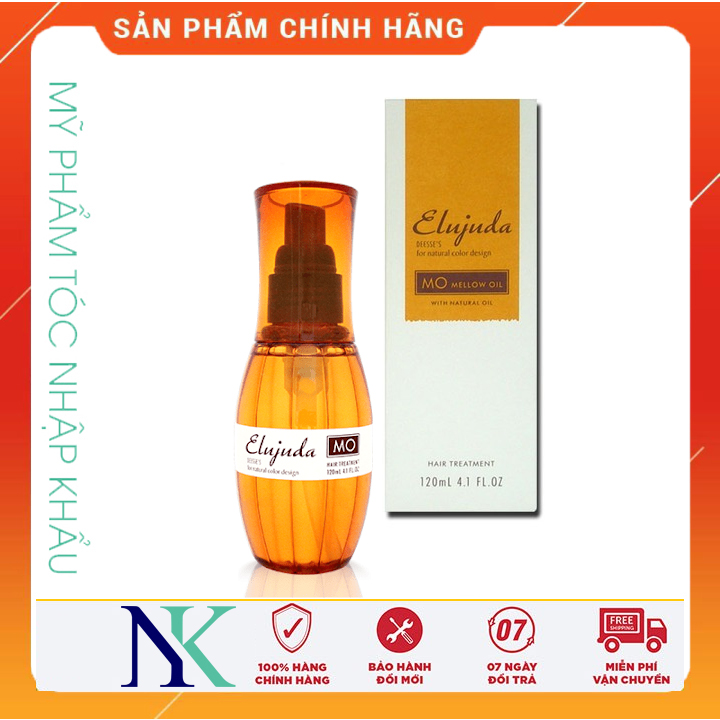 [HCM]Tinh Dầu Argan Dưỡng Phục Hồi Milbon Elujuda Mo Japan Cho Tóc To Sợi 120Ml