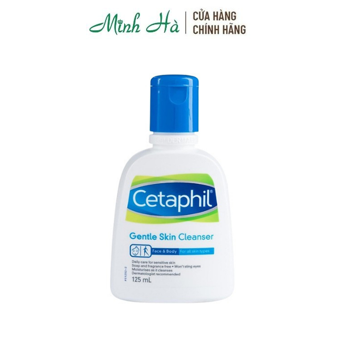 Sữa Rửa Mặt Cetaphil Gentle Skin Cleanser 125Ml Dưỡng Ẩm Và Dịu Nhẹ Cho Da