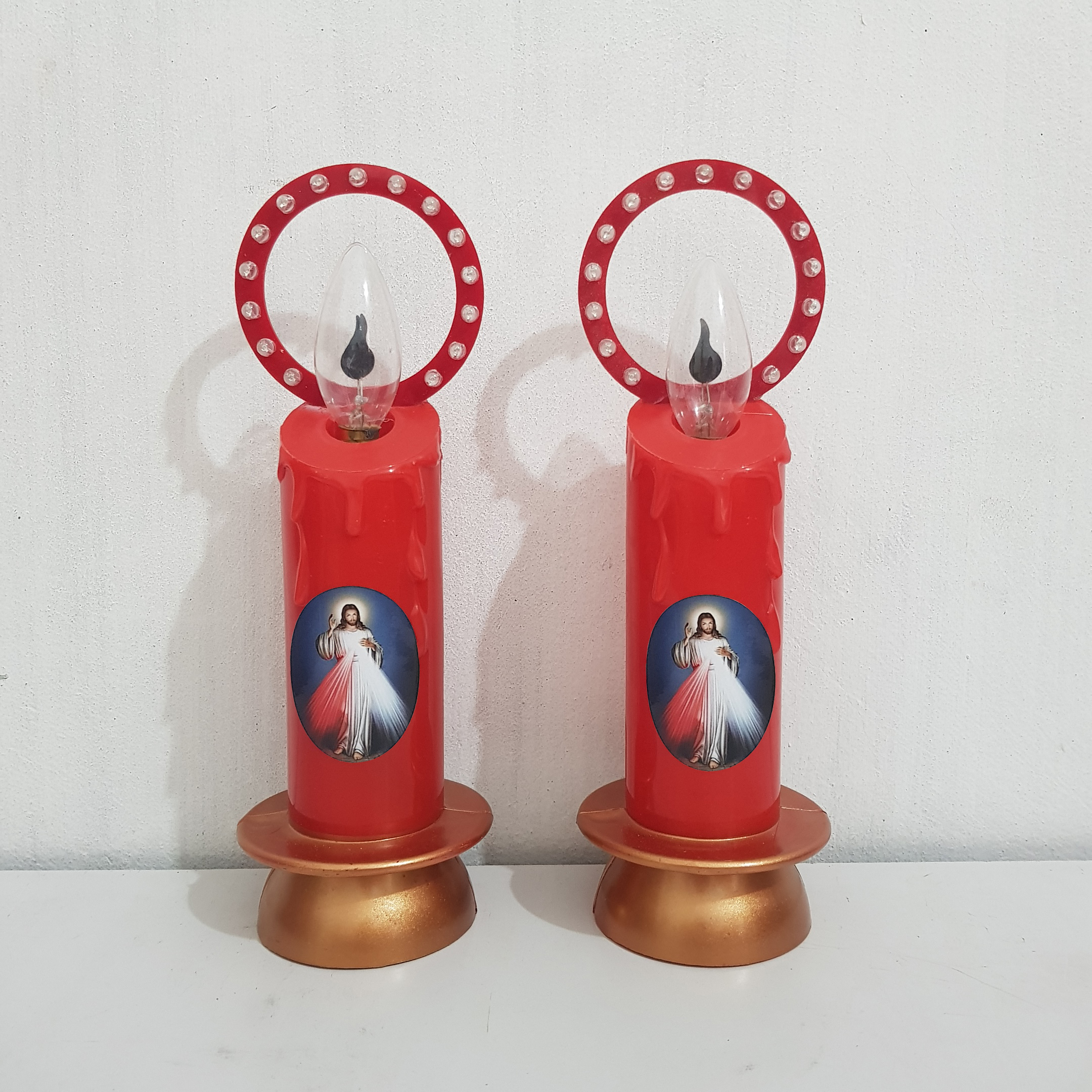 Đèn nến điện Công giáo ( 1 Đôi)