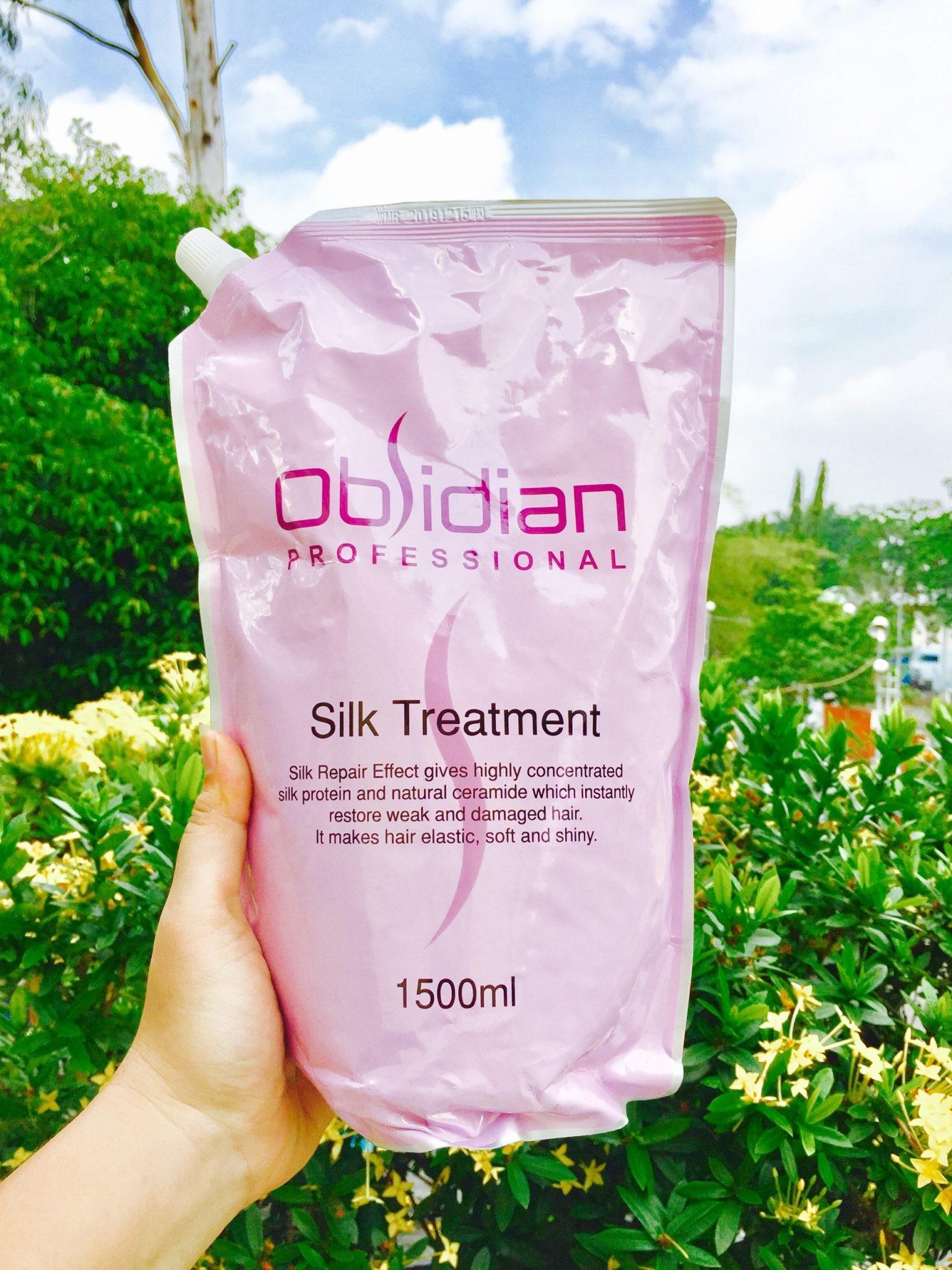 Hấp Tóc Obsidian Silk Treatment Hàn Quốc 1500Ml