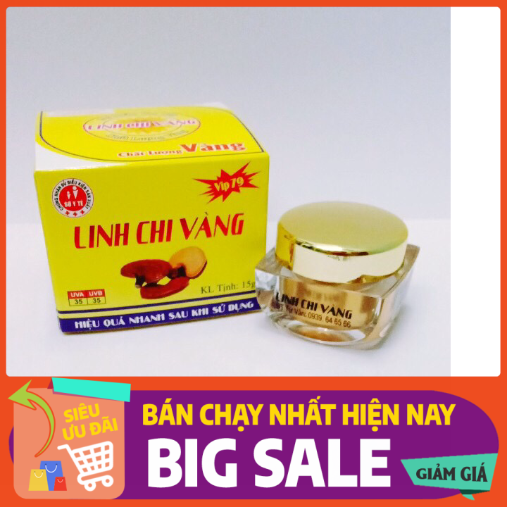 [HCM]KEM SẠCH MỤN THÂM LINH CHI VÀNG 15G