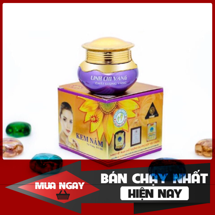 [HCM]Kem Nám Tàn Nhang Đồi Mồi Linh Chi Vàng 25g