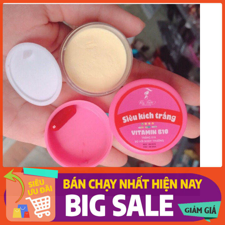 [HCM]KEM KÍCH TRẮNG B10 combo 5 hủ