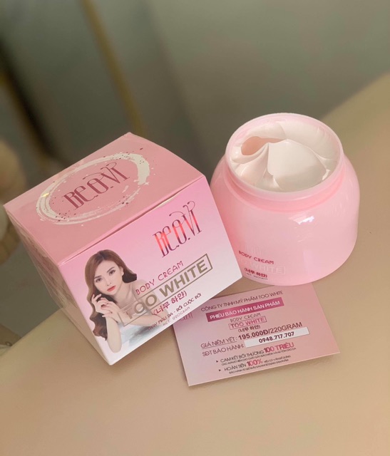 [HCM]KEM BODY  TRẮNG DA TOO WHITE THU THỦY