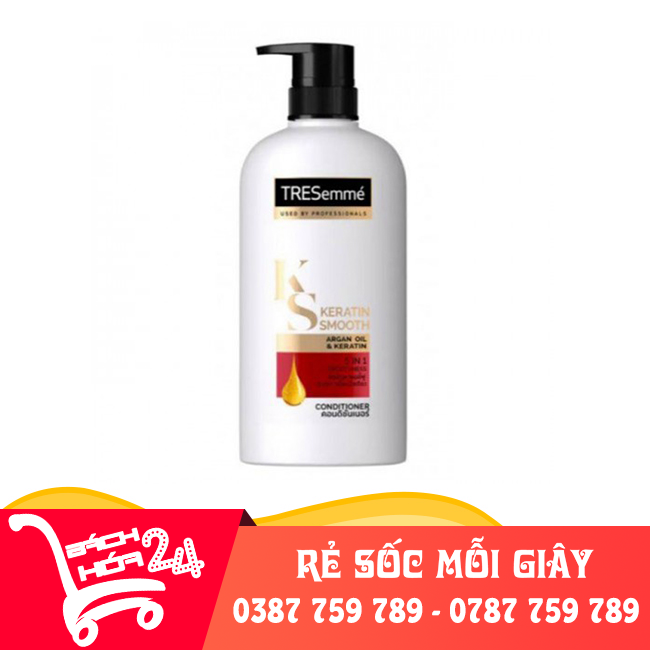 【Trắng - Xả】Dầu Gội Xả Tresmme Ks Keratin Smooth Thái Lan 5 In 1 Xả Tóc Luôn Bóng Mượt - Chuẩn Hàng Thái Lan【Bách Hóa 24】