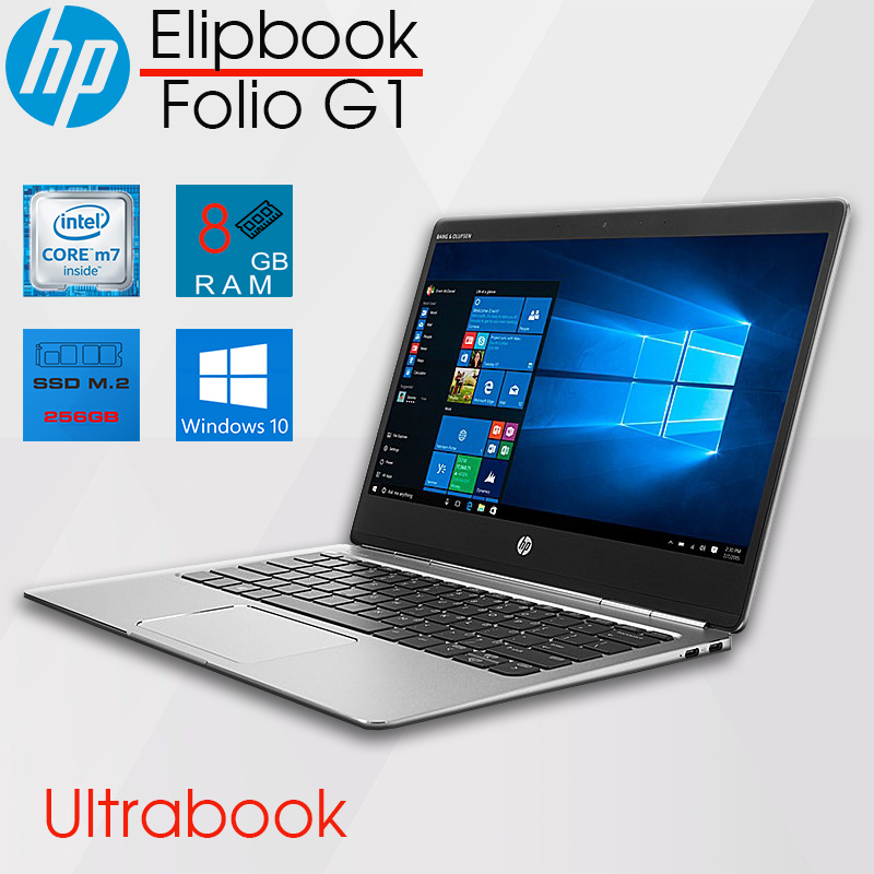 Laptop HP Elitebook Folio G1 Core M5-6Y54/8gb Ram/256gb SSD/12.5inch Full HD vỏ nhôm khối siêu mỏng