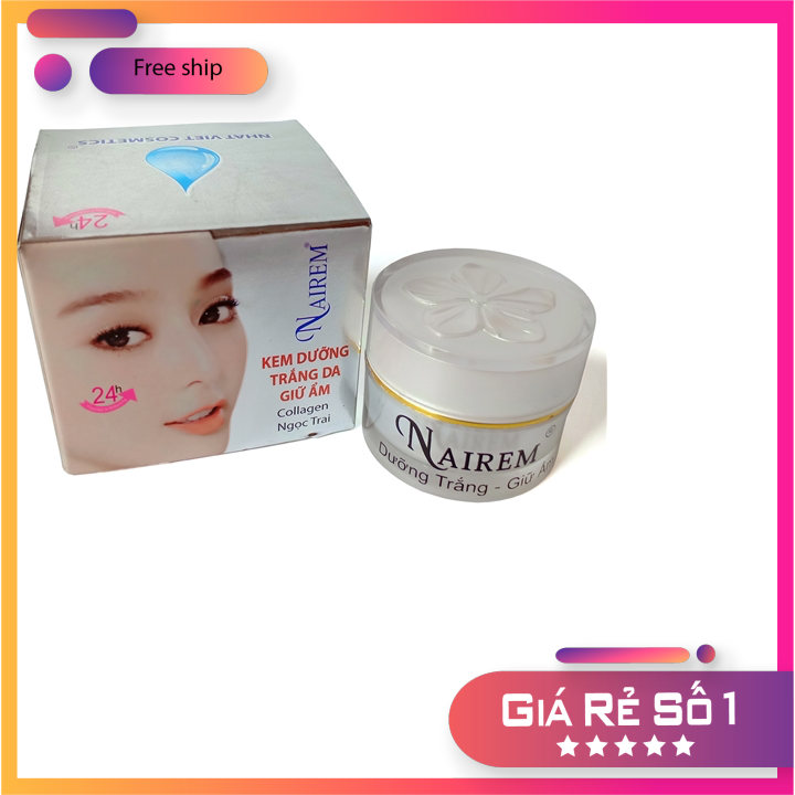 [HCM]Cream Nairem dưỡng trắng da mặt giữ ẩm da kem nairem collagen ngọc trai (12g) CHÍNH HÃNG