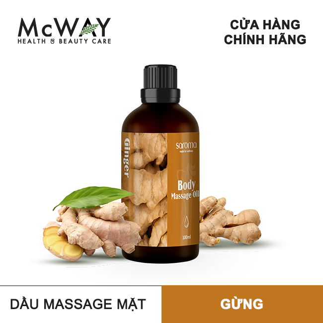 Dầu Masage Body Gừng