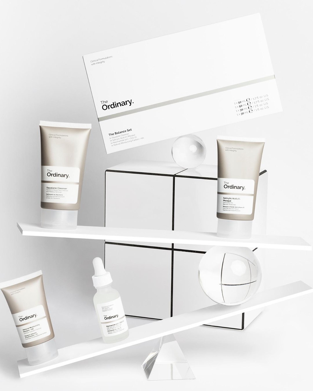 (Bản Canada) Bộ Chăm Sóc Da Cơ Bản The Ordinary - The Balance Set