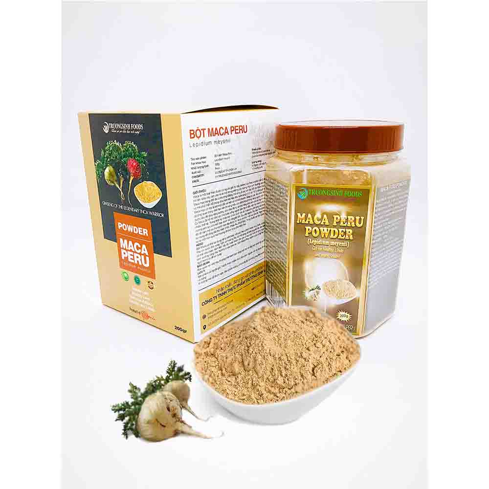 Bột Maca Peru Vàng Lepidium Meyenii 200Gr - Yellow Maca Peru Powder