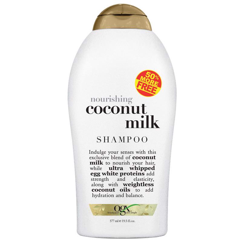 [Hcm]Dầu Gội Ogx Nourishing Coconut Milk Của Mỹ 577Ml - Chiết Xuất Sữa Dừa