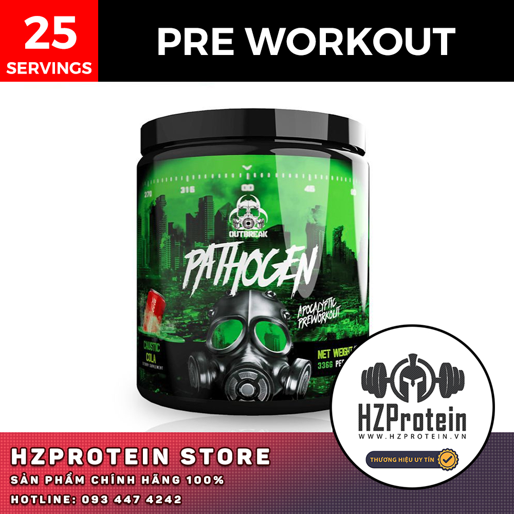 [Hcm]Pathogen - Tăng Sức Mạnh Preworkout Cực Mạnh Với Dmha (25 Lần Dùng)