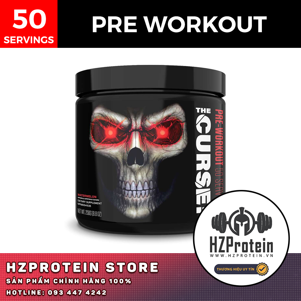 [Hcm]The Curse Preworkout - Tăng Sức Mạnh Hiệu Suất Tập Luyện (50 Lần Dùng)