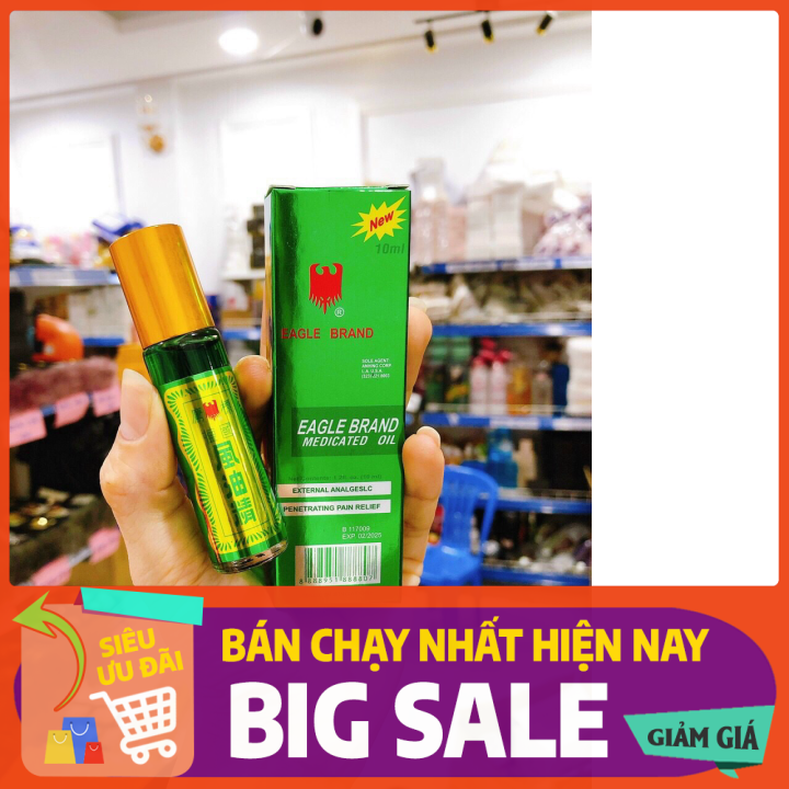 [HCM]Dầu xanh Con Ó dạng lăn 10ml