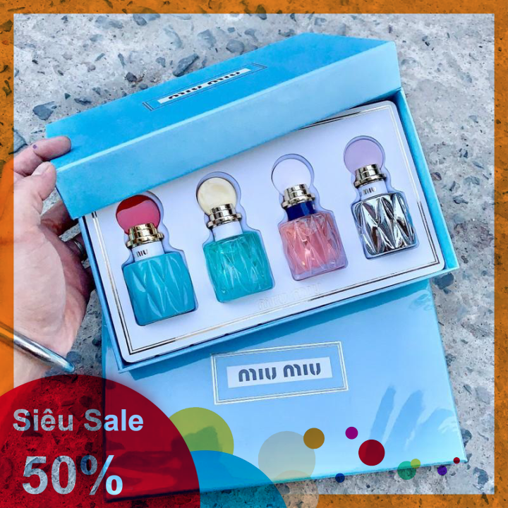 Set nước hoa nữ 4 chai 20ml Nước hoa nữ thơm lâu hương thơm đa dạng độc đáo