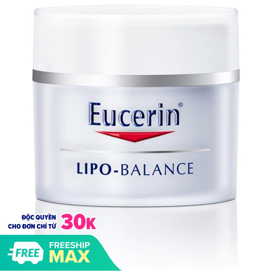 Eucerin Kem Dưỡng Ẩm Cho Da Khô Và Nhạy Cảm Lipo Balance 50Ml