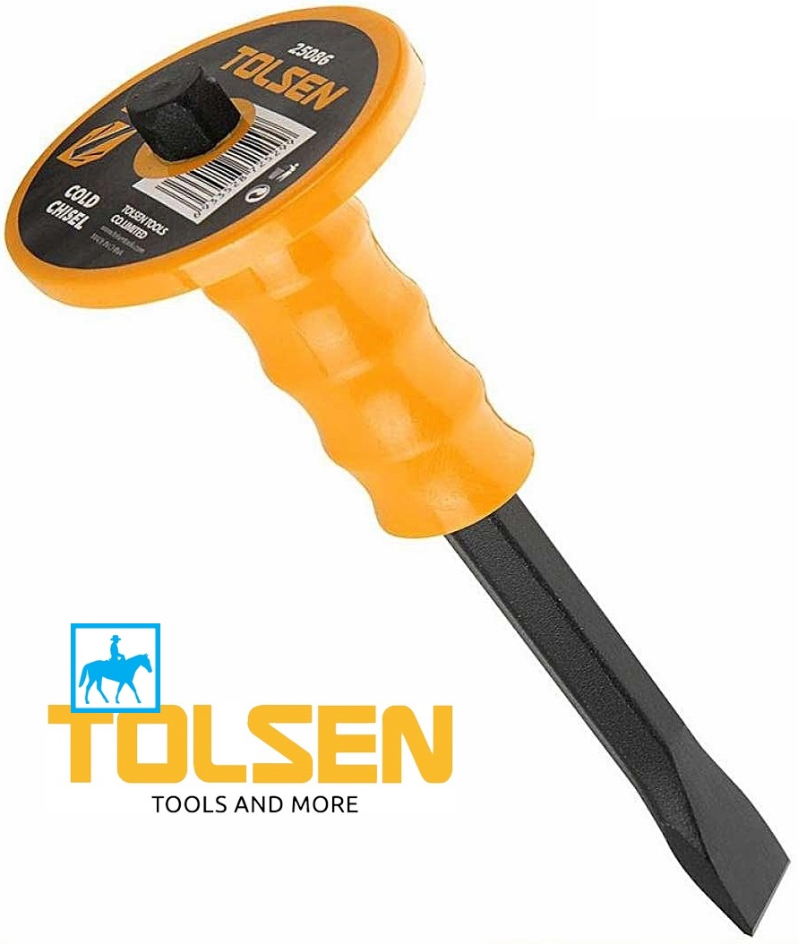 [HCM]Mũi Đục Sắt Mũi Dẹp Đục Tường Bê Tông 250mm Cold Chisel TOLSEN 25086