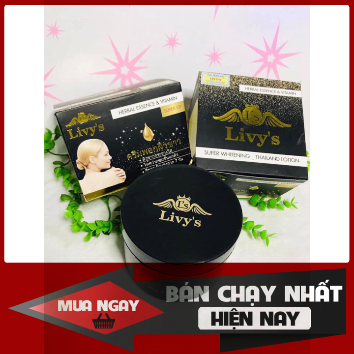 [HCM]Kem dưỡng trắng Body livy’s mẫu mới chống nắng