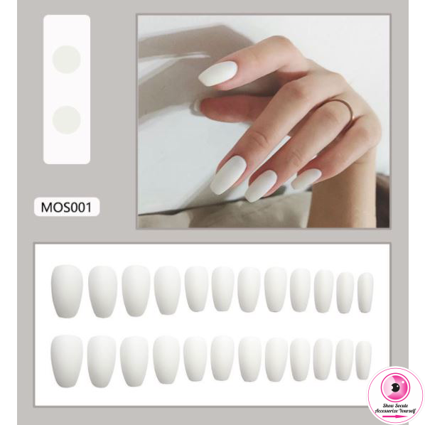 [HCM]Bộ 24 Móng Tay Giả Dài Siêu Hot Chống Nước Nhiều Màu Sắc Siêu Hot