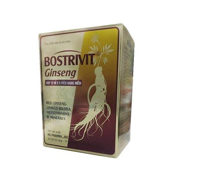 [Hcm]Bostrivit Ginseng 60 Viên - Bổ Sung Dinh Dưỡng Bảo Vệ Sức Khỏe Người Già