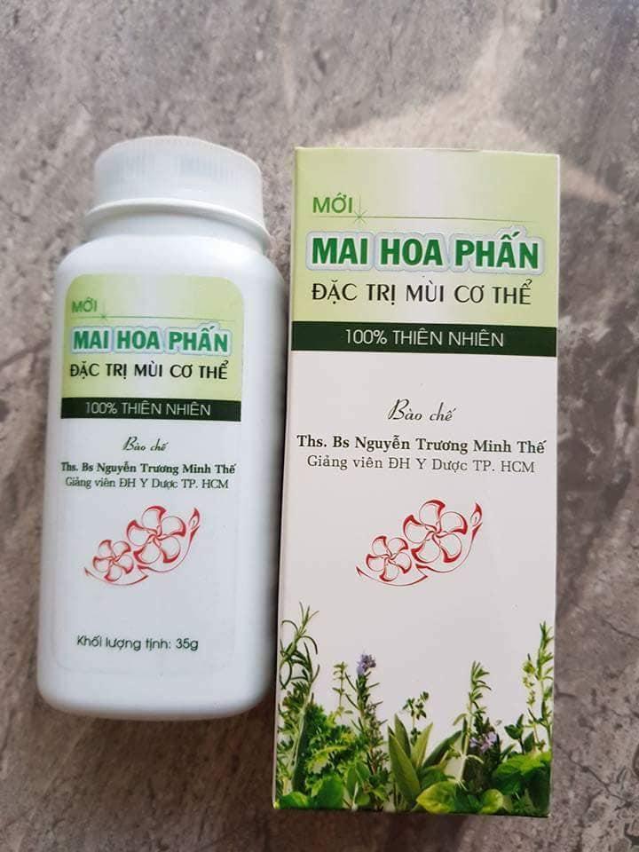 Mai Hoa Phấn Khử Mùi Hôi Cơ Thể (Trị Hôi Nách Hôi Chân)