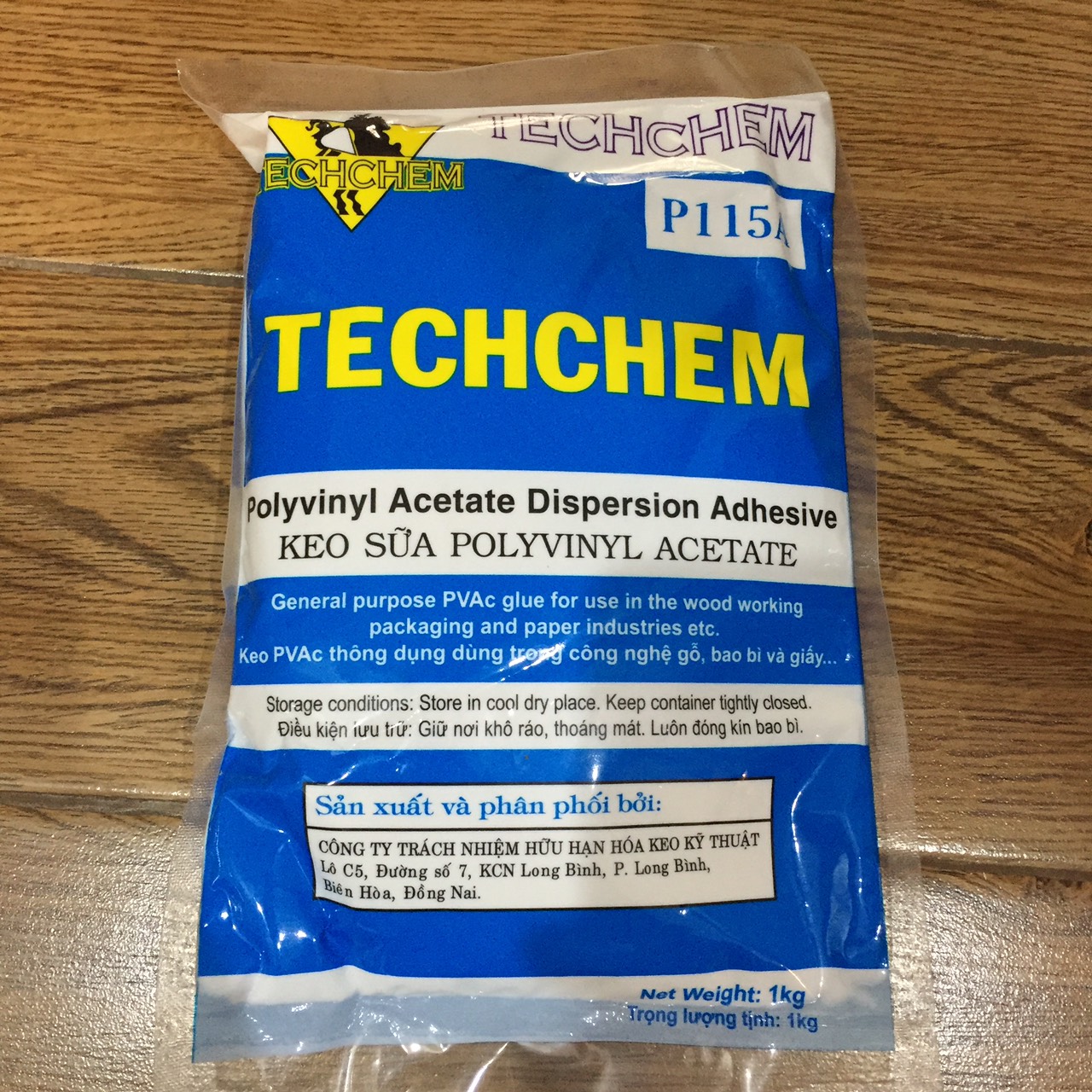 Keo Sữa Dán Giấy Dán Tường Dán Gỗ Túi 1kg Techchem P115A