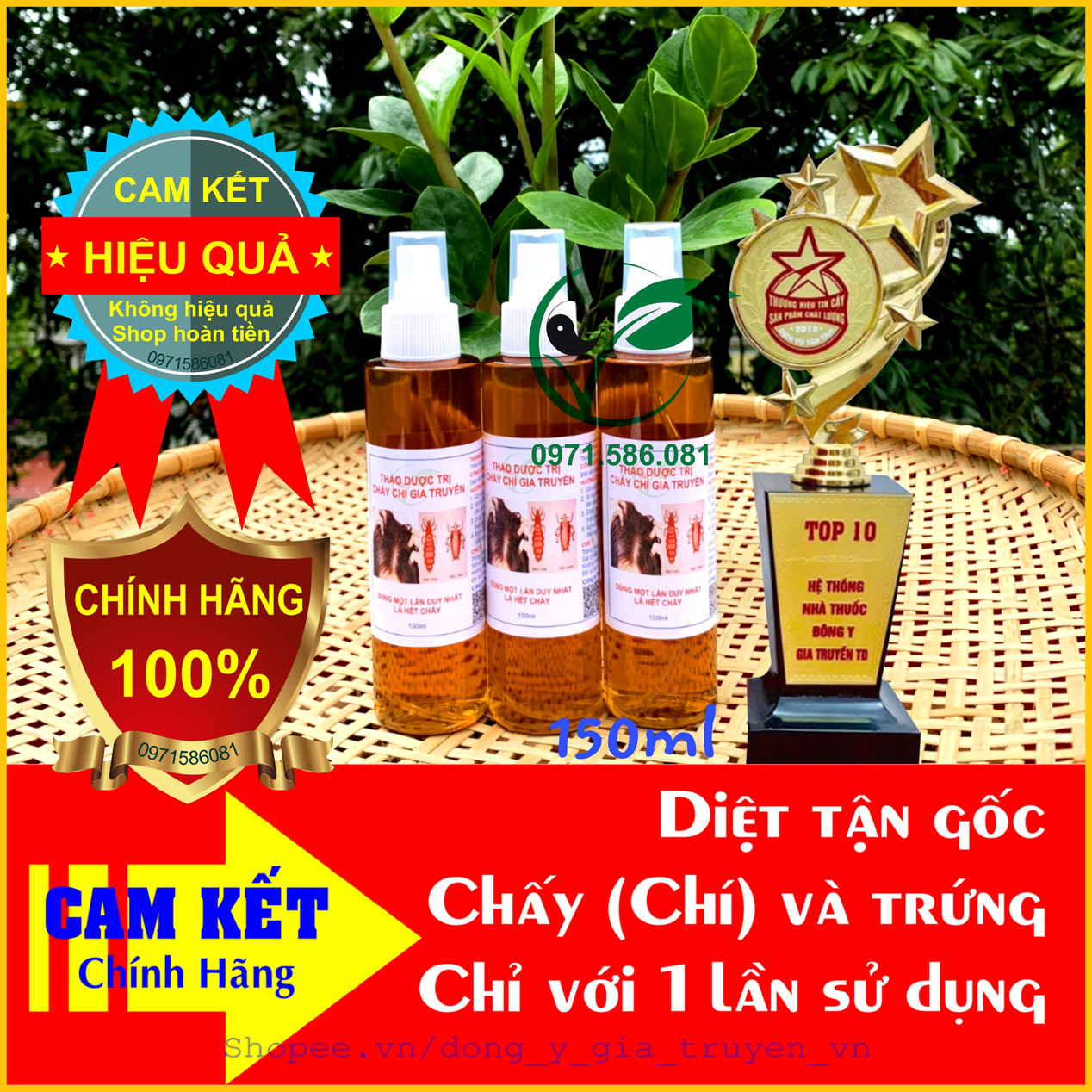 Ủ Chấy Chí. 1 Lần Hiệu Quả