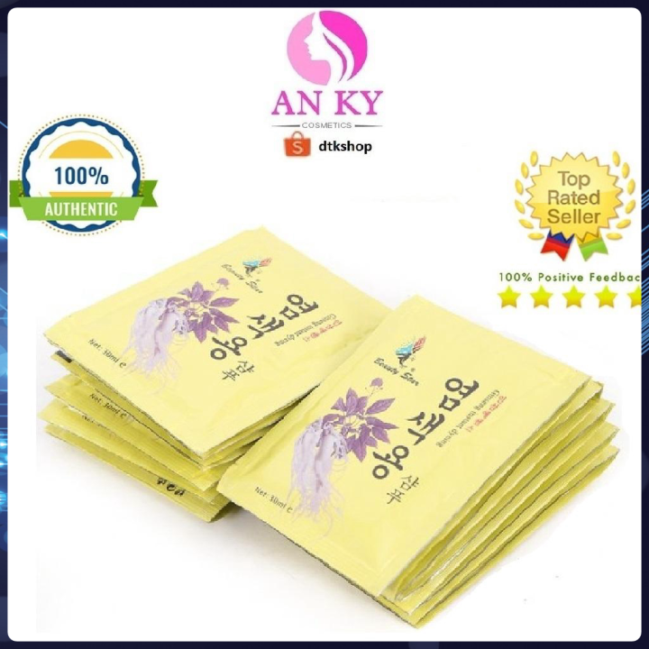 Combo 5 Gói Dầu Gội Đen Tóc Sâm Hàn Quốc