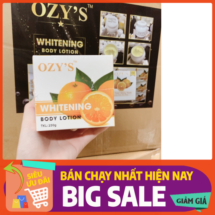 [HCM]KEM TRẮNG DA BODY CAM TƯƠI MỘNG NƯỚC OZYS