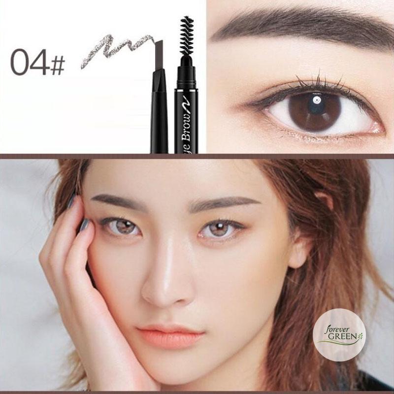 Chì Kẻ Mày Double Effect Lameila 02 đầu không thấm nước MC113