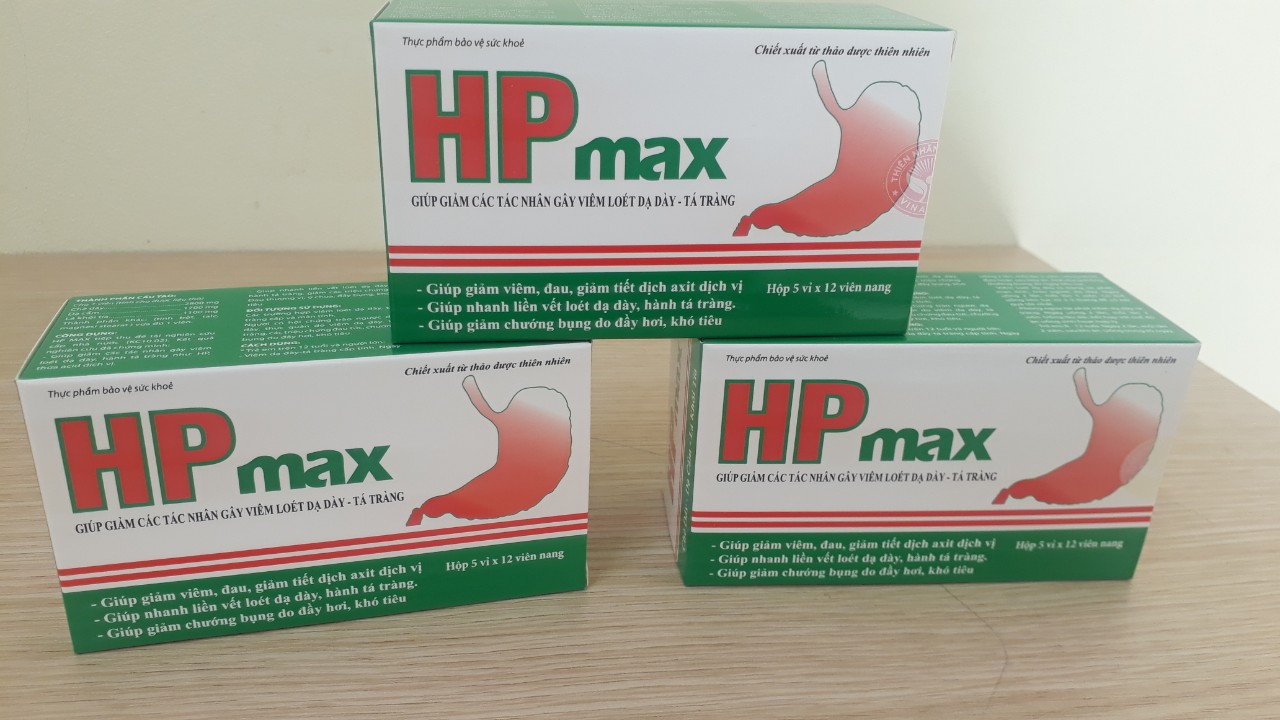 Hpmax - Làm Sạch Vi Khuẩn Hp Nhanh Lành Ổ Loét