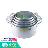 Bộ nồi đặc biệt qoai tròn xi bóng T5 Kim Hằng  (16 18 20 22 24cm) KHG 0331