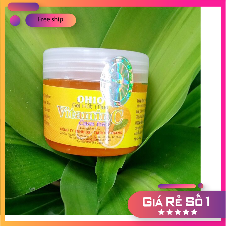 [Hcm]Gel Lột Mụn Ohio Vitamin C Cam Chính Hãng