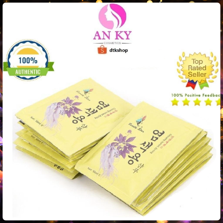 Combo 5 Gói Dầu Gội Đen Tóc Sâm Hàn Quốc
