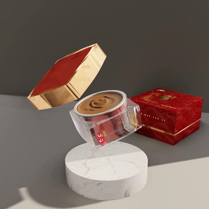 Cao Mụn Sâm Đỏ - Kết Hợp 36 Vị Thảo Dược Quý Hiếm - Hút Sạch Các Độc Tố - Hết Mụn Mủ Mụn Bọc Mụn Lâu Năm Mụn Khó Chữa