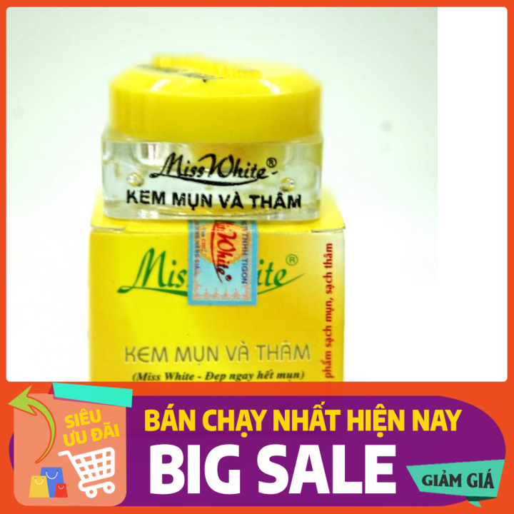 [Hcm]Kem Mụn - Ngừa Thâm Miss White - 6G Công Ty ( Mẫu Mới )