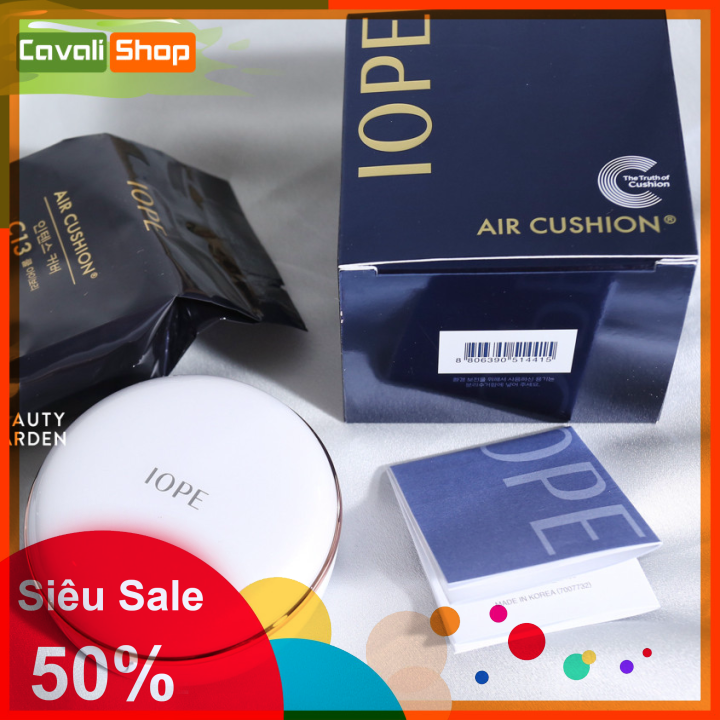 Phấn nước trang điểm iope Hàn Quốc - Cavali - Che khuyết điểm tốt kiềm dầu lâu trôi
