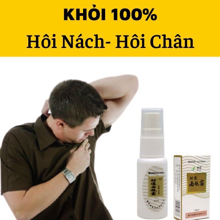 Xịt Hôi Nách Hôi Chân Nội Địa Trung Dùng 1 Lần Được 4 Ngày