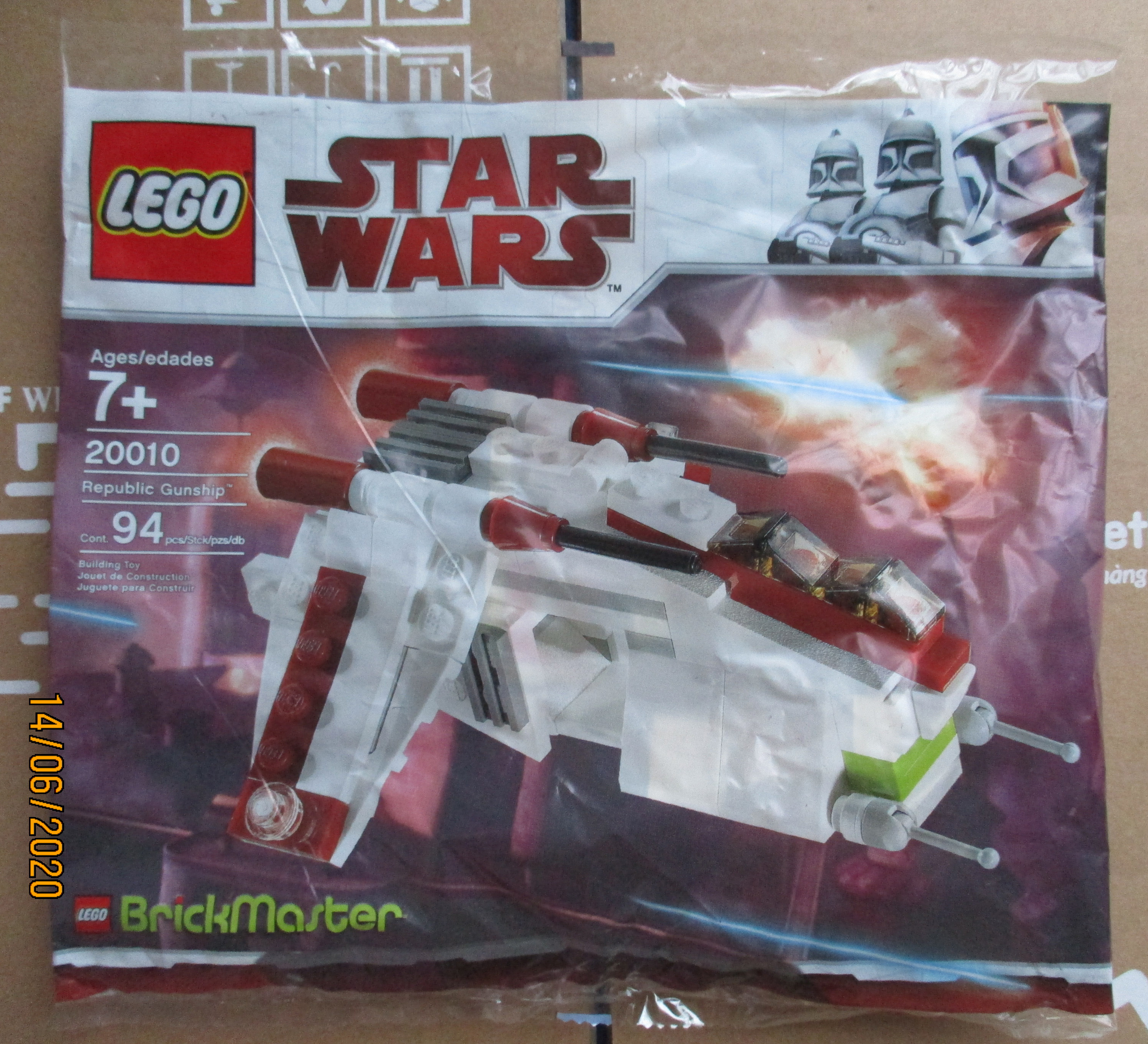 LEGO 20010 STAR WARS Brickmaster Polybag Mini Republic Gunship [Túi Polybag 94 Chi Tiết) [BrickVN]