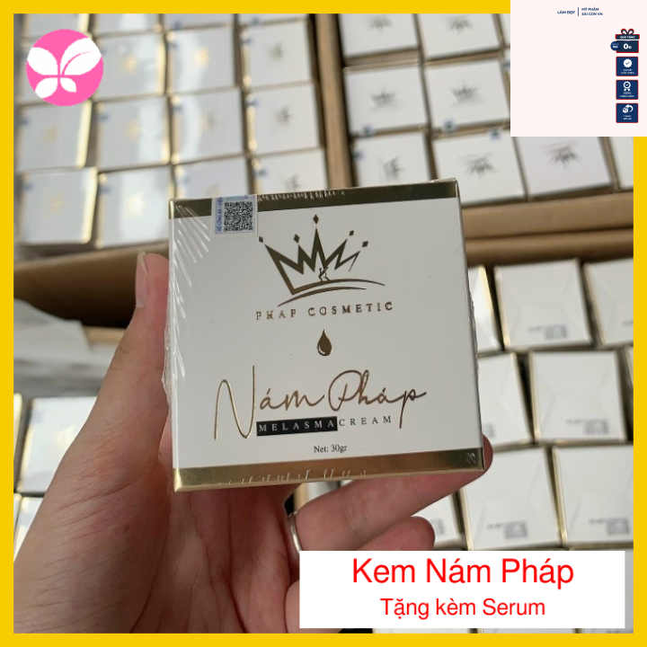 [HCM] KEM NÁM PHÁP MELASMA CREAM -COMBO TẶNG KÈM SERUM NÁM PHÁP - HÀNG CHÍNH HÃNG