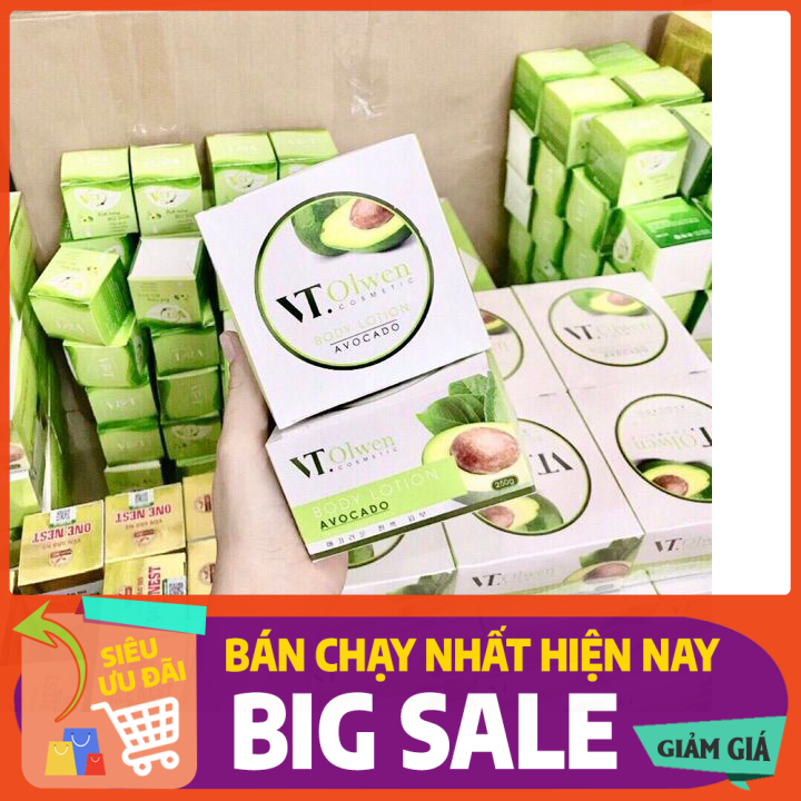 [HCM]Kem Body Bơ Sữa Dưỡng Trắng Da VT OLWEN