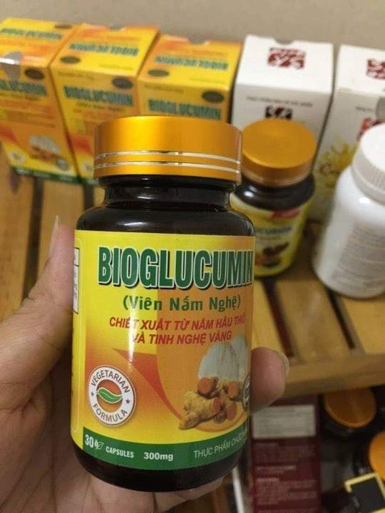 Viên Nấm Nghệ Bioglucumin Lọ Nhỏ 30 Viên