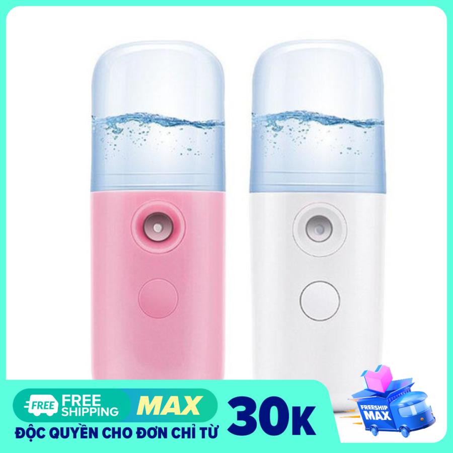 Máy Phun Sương Xông Hơi Mặt – Xịt Khoáng Tạo Ẩm Nano Cầm Tay Hỗ Trợ Dưỡng Da Cấp Nước Tối Đa Mini Dễ Mang Đi Du Lịch