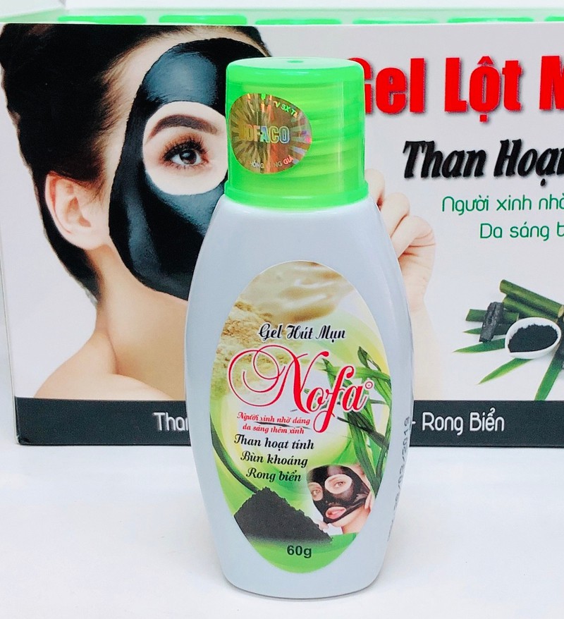 Gel Lột Mụn Than Tre Hoạt Tính Nofa Làm Sạch Bụi Bẩn Trên Da Thanh Lọc Da Loại Bỏ Tế Bào Chết - Tặng Khuôn Kẻ Mày Khi Mua 3 Hộp