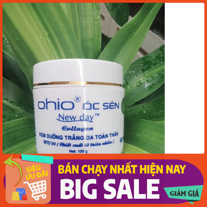 [HCM]Kem dưỡng trắng body OHIO ốc sên 100g