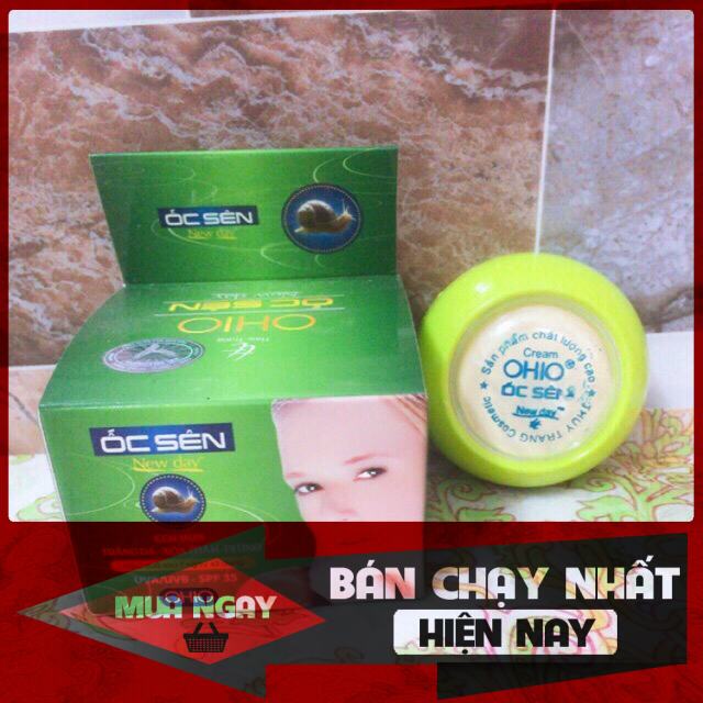 [HCM]KEM MỤN - TRẮNG DA - XÓA THÂM - DỊ ỨNG OHIO ỐC SÊN New Day ( 10g )