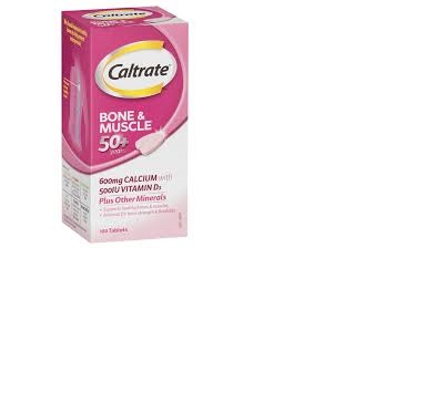 Vitamin Caltrate Bone & Muscle 50+ 100 Tablets
