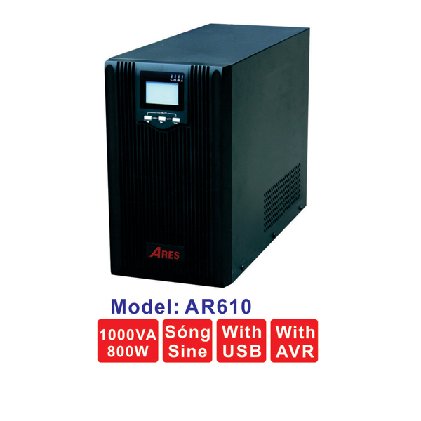 Bộ Lưu Điện UPS ARES Model AR610