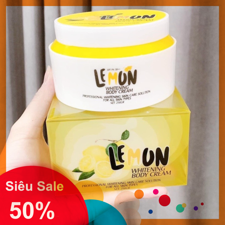 Kem Body Lemon Chanh Dưỡng Trắng Da Loại Xịn